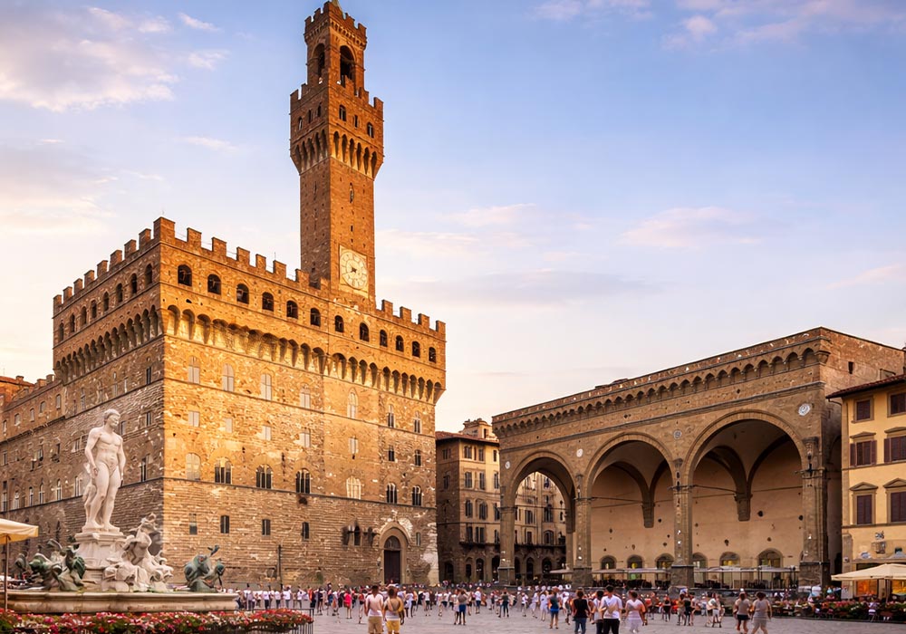Piazza della Signoria e Palazzo Vecchio - Firenze